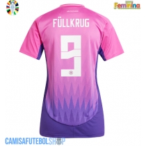 Camisa de time de futebol Alemanha Niclas Fullkrug #9 Replicas 2º Equipamento Feminina Europeu 2024 Manga Curta